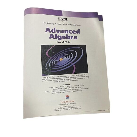 The University of Chicago School Mathematics Project : Advanced Algebra, 1996... - Picture 3 of 7